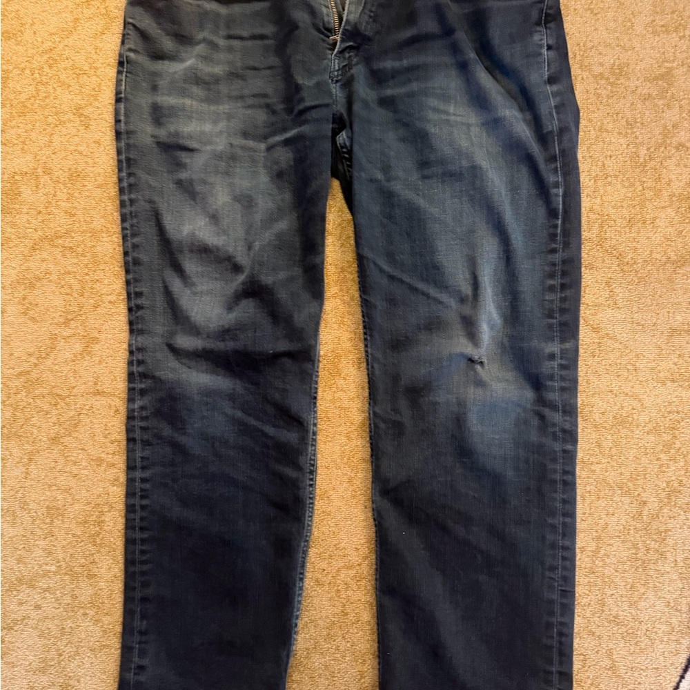 Levis 505 Jeans Mens 33x30 Blue Regular Fit Straight Leg Dark Wash Denim
